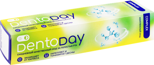 Зубная паста DENTODAY Комплексный уход, 75мл, вид