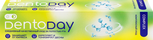 Зубная паста DENTODAY Комплексный уход, 75мл, изображение