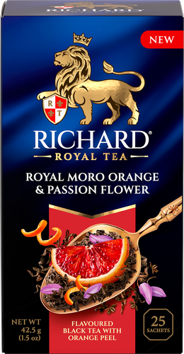 Чай черный RICHARD Royal Moro orange&Passion flower, 25пак, картинка