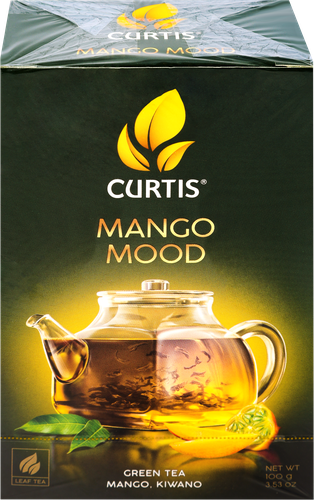 Чай зеленый CURTIS Mango Mood листовой, 100г, детальное фото