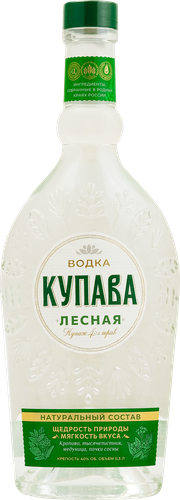 Водка КУПАВА Лесная 40%, 0.5л, вид
