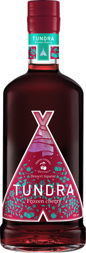 Ликер TUNDRA Bitter Морозная вишня 35%, десертный, 0.5л