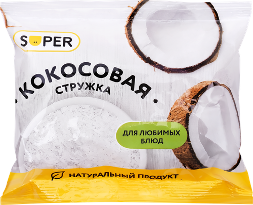 Кокосовая стружка SUPER, 40г, вид