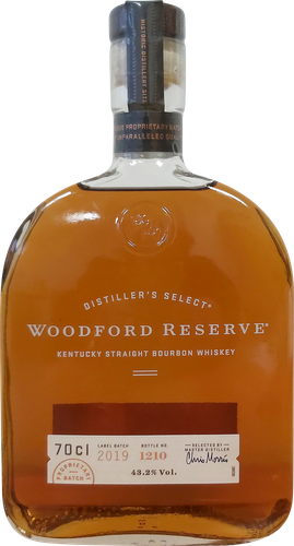 Виски WOODFORD RESERVE Зерновой бурбон 43,2%, 0.7л