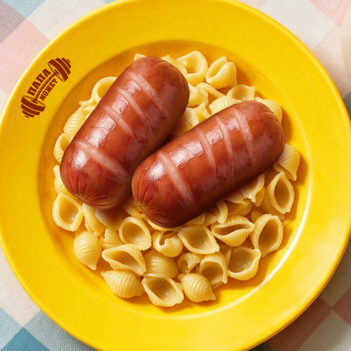 Шпикачки ПАПА МОЖЕТ Сочные с беконом, 300г, детальное фото