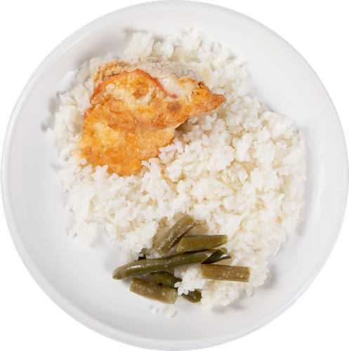 Мясо По-французски с рисом, 250г, картинка