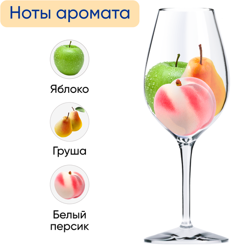 Вино игристое БУРЛЮК Алиготе белое брют, 0.75л, изображение