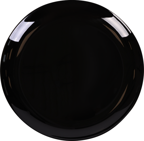 Тарелка обеденная HOMECLUB Diva Black 25см, стекло, Арт. BNMP100T, фото