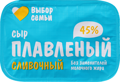 Сыр плавленый ВЫБОР СЕМЬИ&nbsp;45%, без змж, 180г, детальное фото