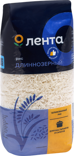 Рис длиннозерный ЛЕНТА, 1кг, вид