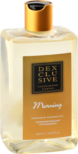 Гель для душа DEXCLUSIVE Morning парфюмированный, 500мл, вид