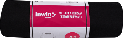 Футболка женская INWIN черная, Арт. BF-1, ISK-2, картинка