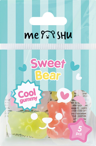 Набор ластиков MESHU Candy bear, Арт. 355991, 5шт, изображение