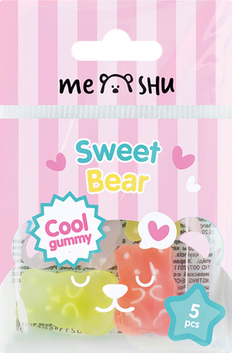 Набор ластиков MESHU Candy bear, Арт. 355991, 5шт, вид
