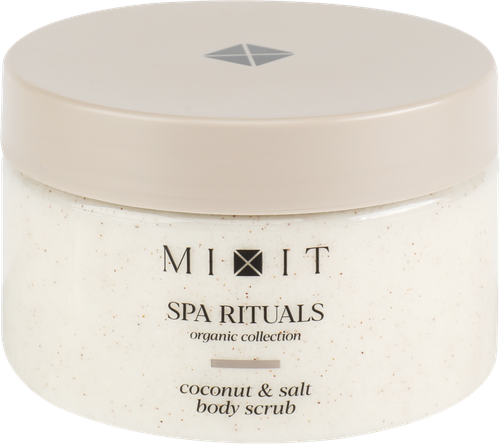 Скраб-бальзам для тела MIXIT Spa Rituals соляной с кокосовой стружкой, 300г, фотография