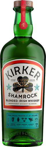 Виски KIRKER SHAMROCK купажированный 40%, 0.7л, фото