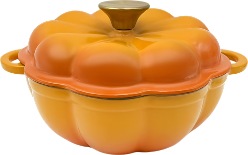 Кастрюля HOMECLUB Pumpkin, чугун, эмалированное покрытие, 1.7л, Арт. P-RL1, фото