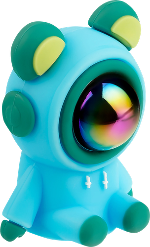 Точилка MESHU Cute bear, пластиковая, 1 отверстие, в ассортименте, Арт. 362924, картинка