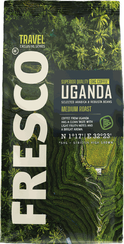Кофе зерновой FRESCO Uganda натуральный среднеобжаренный, 900г, изображение