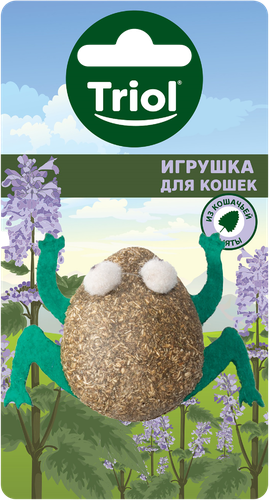 Игрушка для кошек TRIOL из прессованной кошачьей мяты, фото