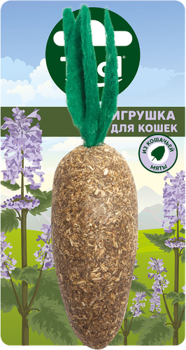 Игрушка для кошек TRIOL из прессованной кошачьей мяты, фотография