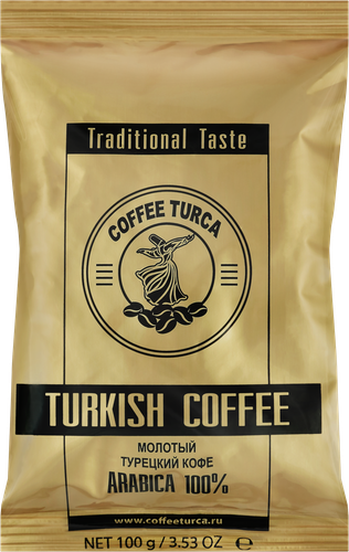 Кофе молотый COFFEE TURCA Turkish Coffee, 100г, вид