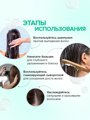 Шампунь SYNERGETIC Hair Therapy против выпадения волос, 400мл, фото