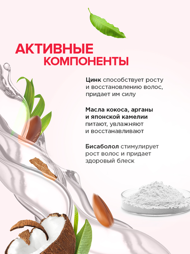 Шампунь SYNERGETIC Hair Therapy укрепление и питание, 400мл, детальное фото
