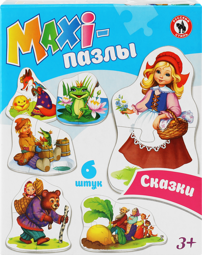 Игра детская настольная РУССКИЙ СТИЛЬ Макси-пазлы, в ассортименте, изображение