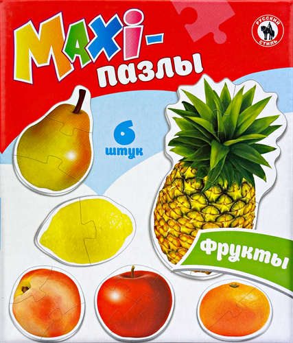Игра детская настольная РУССКИЙ СТИЛЬ Макси-пазлы, в ассортименте, фотография