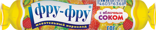 Мармелад жевательный ФРУ-ФРУ Трубочка, в ассортименте, 35г, фото