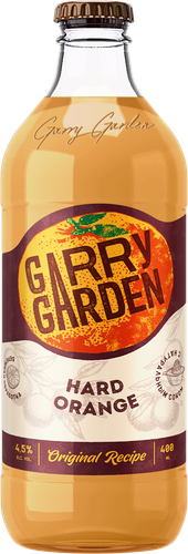Напиток пивной GARRY GARDEN Hard Orange со вкусом и ароматом апельсина пастеризованный 4,5%, 0.4л, фотография