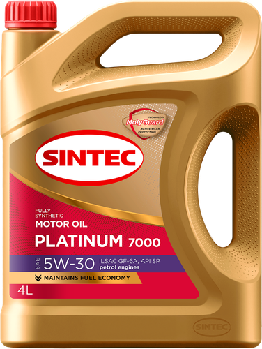 Масло моторное SINTEC Platinum 7000 5W-30 GF-6A SP, Арт. 600153, 4л, фотография