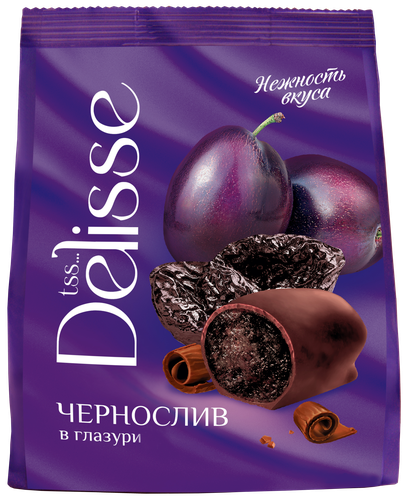 Конфеты DELISSE чернослив в глазури, 200г, фотография