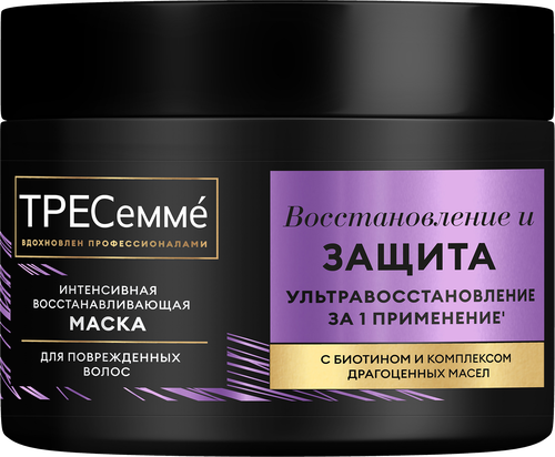 Маска для поврежденных волос ТРЕСЕММЕ Repair and protect, интенсивная, 300мл, детальное фото