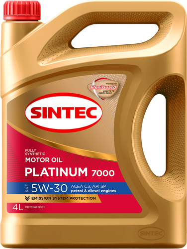 Масло моторное SINTEC Platinum 7000 5W-30 C3 SP, Арт. 600149, 4л, картинка
