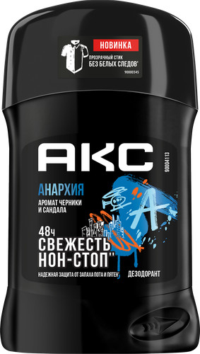 Дезодорант-карандаш мужской АКС Анархия, 50мл, вид