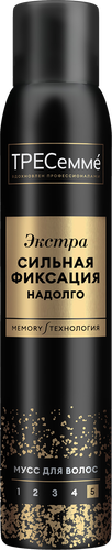 Мусс для укладки волос ТРЕСЕММЕ экстра сильная фиксация egl, 200мл, фото