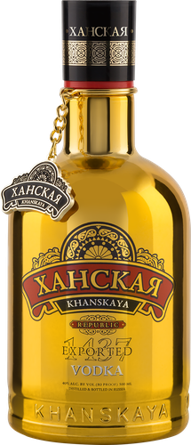 Водка ХАНСКАЯ Republic Edition 40%, 0.5л, фото