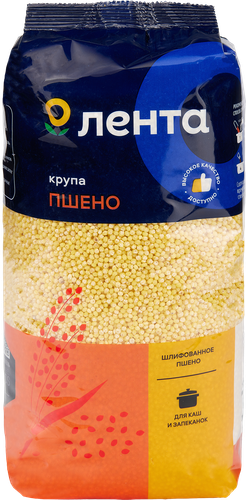 Пшено ЛЕНТА, 1кг, детальное фото