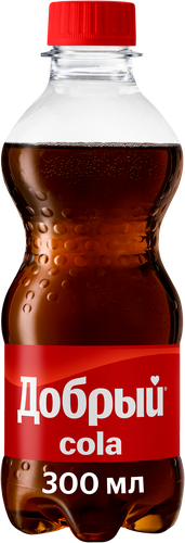 Напиток ДОБРЫЙ Cola сильногазированный, 0.3л, фотография