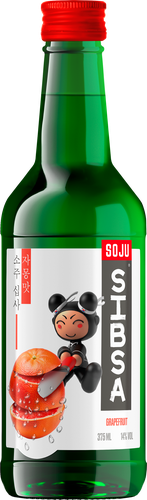 Аперитив SIBSA Соджу, со вкусом грейпфрута 14%, 0.375л, изображение