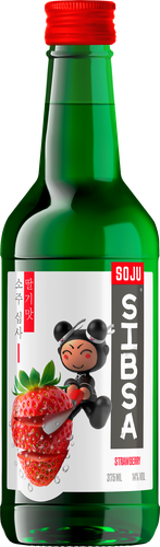 Аперитив SIBSA Соджу, со вкусом клубники 14%, 0.375л, фото