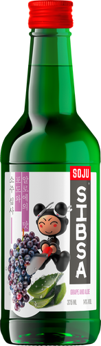Аперитив SIBSA Соджу, со вкусом виноград-алое 14%, 0.375л, фото