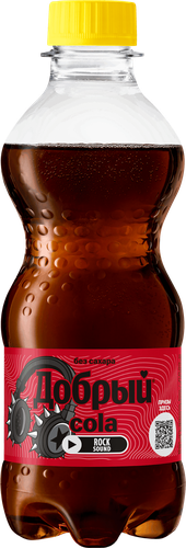 Напиток ДОБРЫЙ Cola без сахара сильногазированный, 0.3л, фото