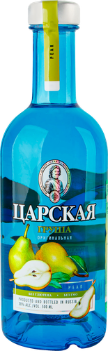 Настойка ЦАРСКАЯ Оригинальная Груша 38%, горькая, 0.5л
