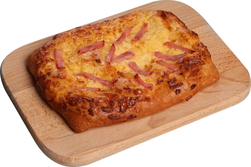Лепешка сырная с ветчиной, 150г, вид