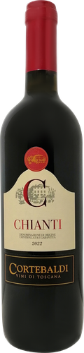 Вино CORTEBALDI Кьянти ординарное сортовое красное сухое, 0.75л, изображение