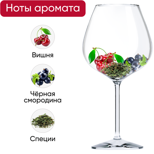 Вино BARON LASSAL ординарное красное сухое, 0.75л, вид