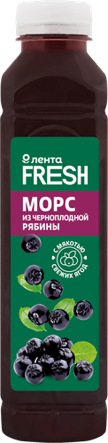 Морс из черноплодной рябины ЛЕНТА FRESH, 500мл, детальное фото